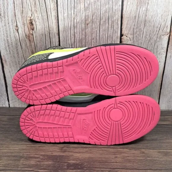 Nike SB Dunk Low 311543-174 Pink Volt Star Safari GS 2009 Youth Kids Size 2y